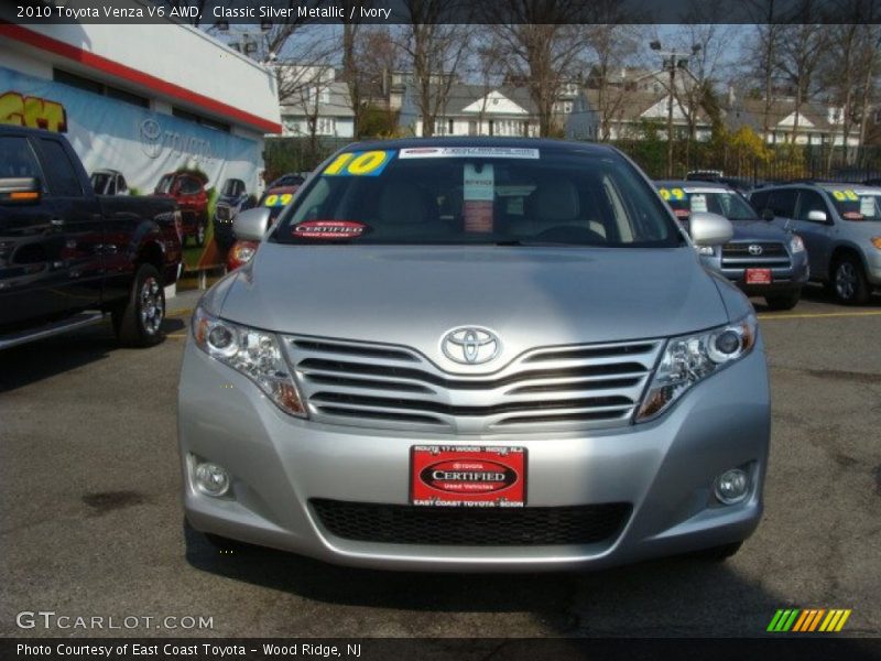 Classic Silver Metallic / Ivory 2010 Toyota Venza V6 AWD