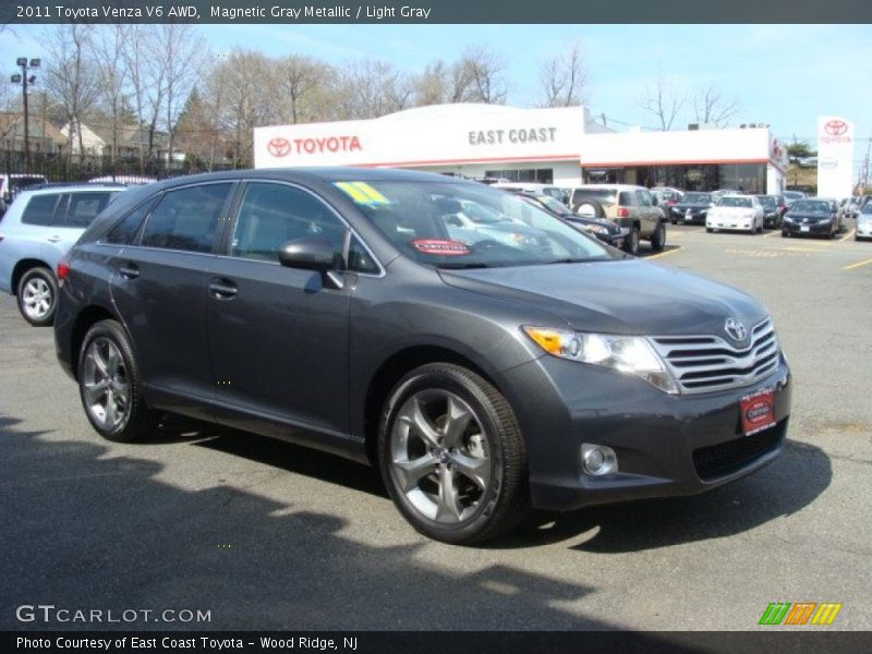 Magnetic Gray Metallic / Light Gray 2011 Toyota Venza V6 AWD