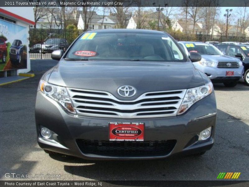 Magnetic Gray Metallic / Light Gray 2011 Toyota Venza V6 AWD