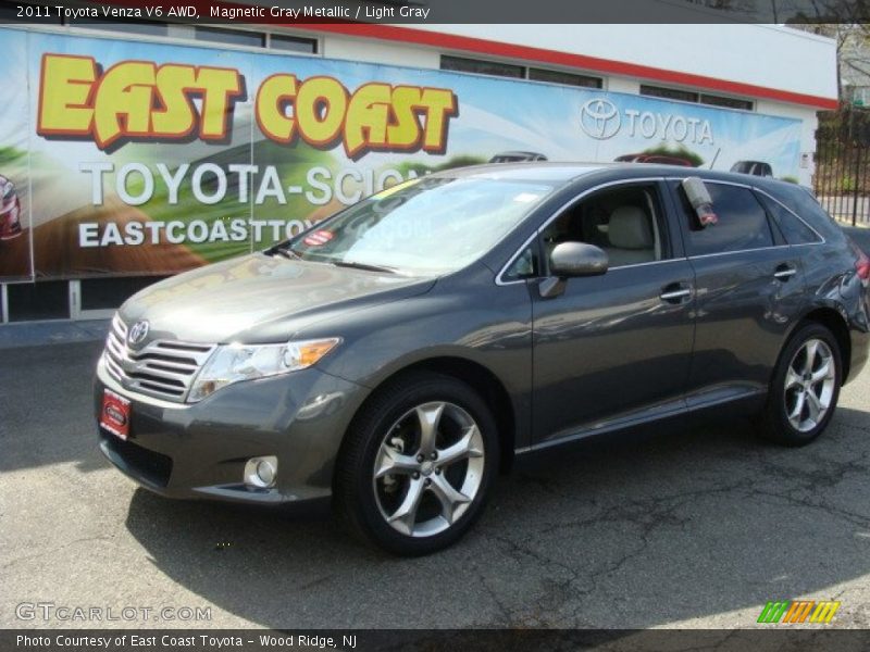 Magnetic Gray Metallic / Light Gray 2011 Toyota Venza V6 AWD