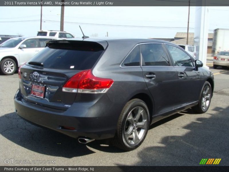 Magnetic Gray Metallic / Light Gray 2011 Toyota Venza V6 AWD