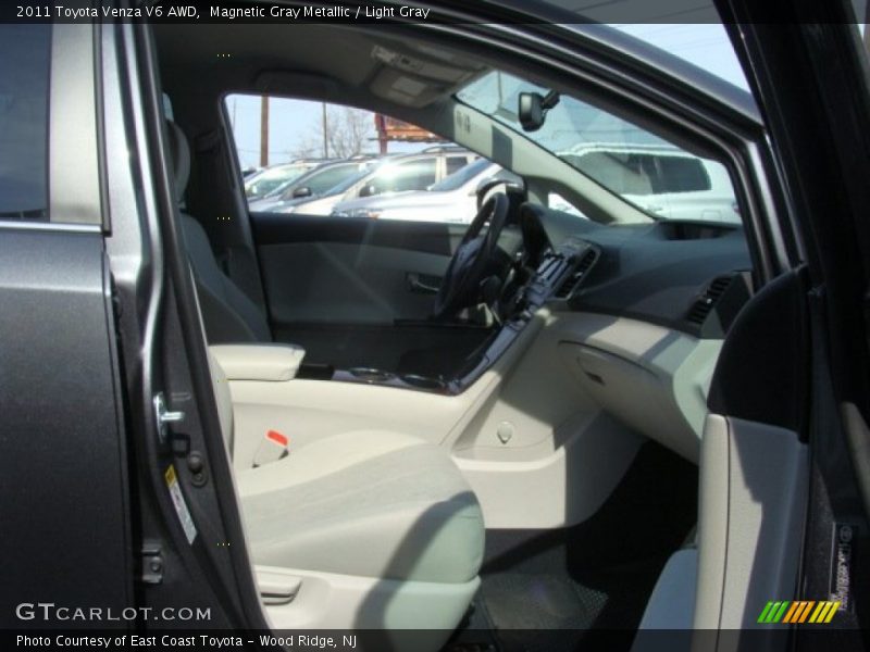 Magnetic Gray Metallic / Light Gray 2011 Toyota Venza V6 AWD