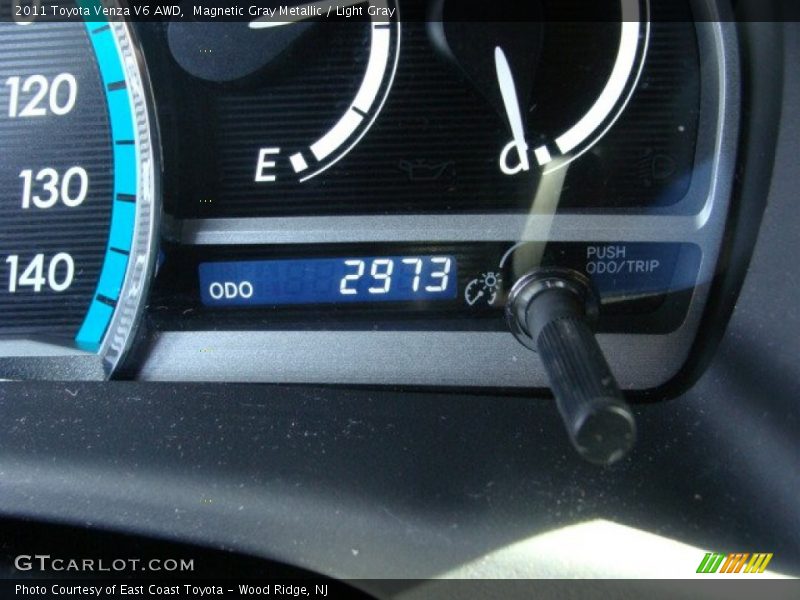 Magnetic Gray Metallic / Light Gray 2011 Toyota Venza V6 AWD