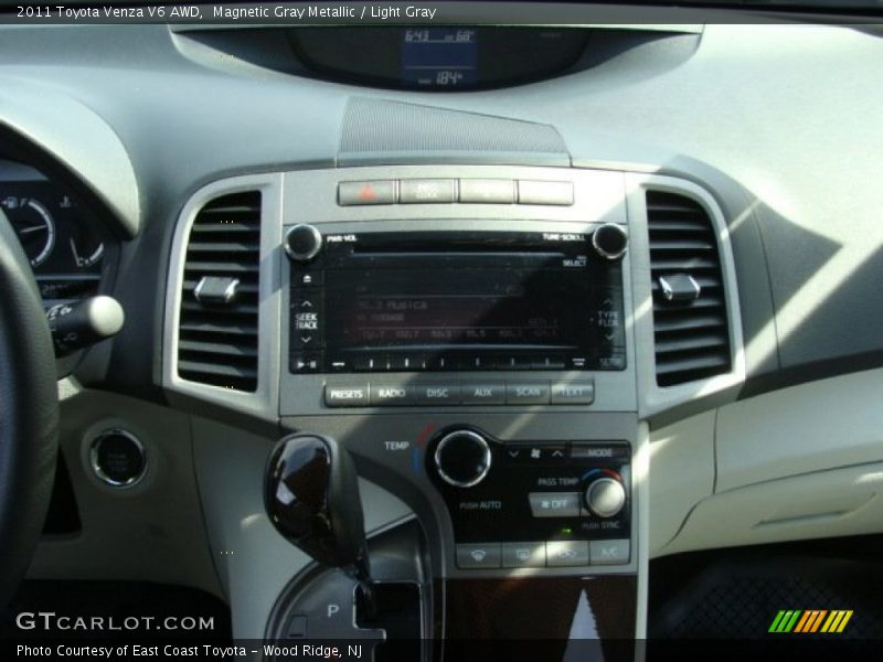 Magnetic Gray Metallic / Light Gray 2011 Toyota Venza V6 AWD