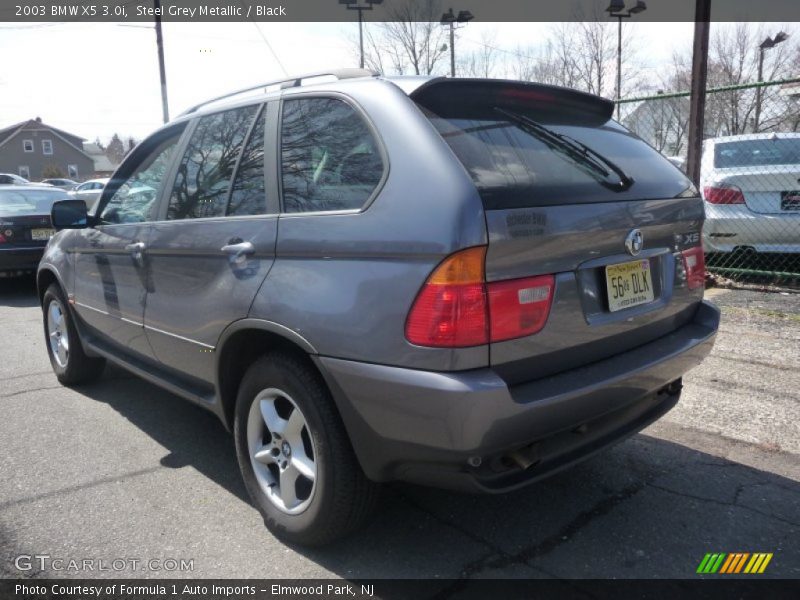 Steel Grey Metallic / Black 2003 BMW X5 3.0i