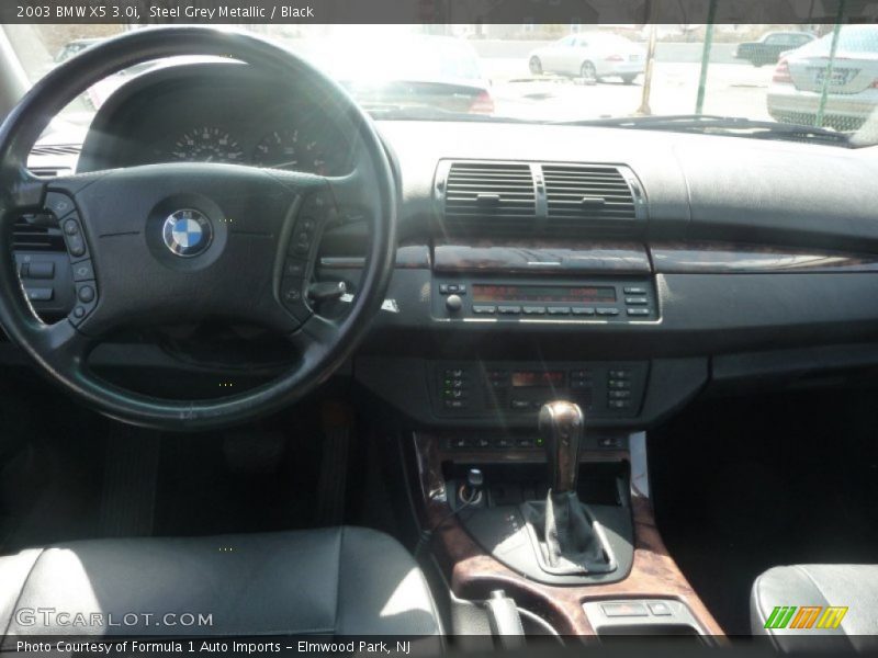 Steel Grey Metallic / Black 2003 BMW X5 3.0i