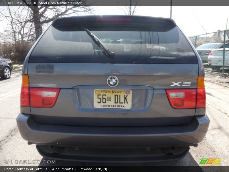 Steel Grey Metallic / Black 2003 BMW X5 3.0i