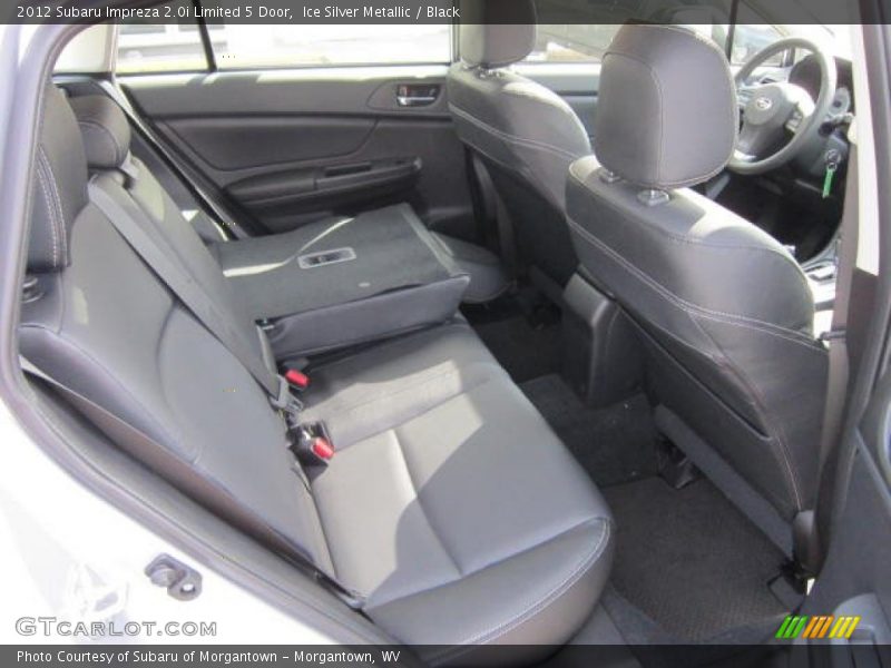 Ice Silver Metallic / Black 2012 Subaru Impreza 2.0i Limited 5 Door