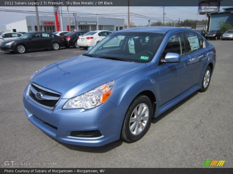 Sky Blue Metallic / Off Black 2012 Subaru Legacy 2.5i Premium