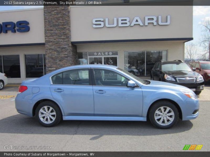 Sky Blue Metallic / Off Black 2012 Subaru Legacy 2.5i Premium