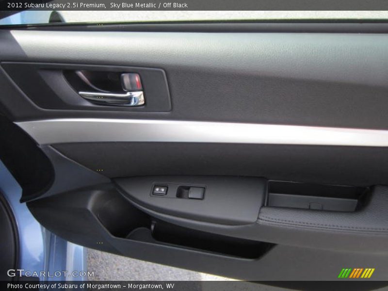 Sky Blue Metallic / Off Black 2012 Subaru Legacy 2.5i Premium