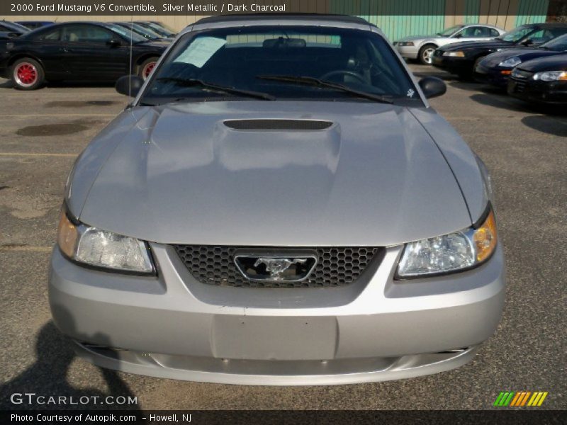 Silver Metallic / Dark Charcoal 2000 Ford Mustang V6 Convertible