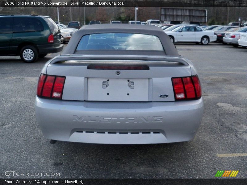Silver Metallic / Dark Charcoal 2000 Ford Mustang V6 Convertible
