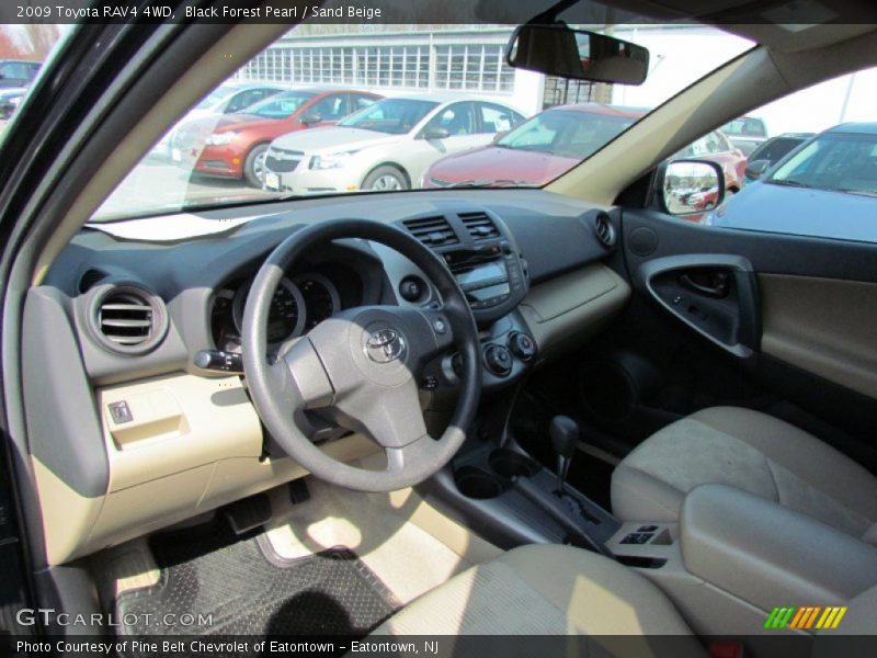 Black Forest Pearl / Sand Beige 2009 Toyota RAV4 4WD