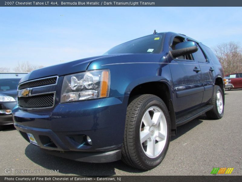 Bermuda Blue Metallic / Dark Titanium/Light Titanium 2007 Chevrolet Tahoe LT 4x4