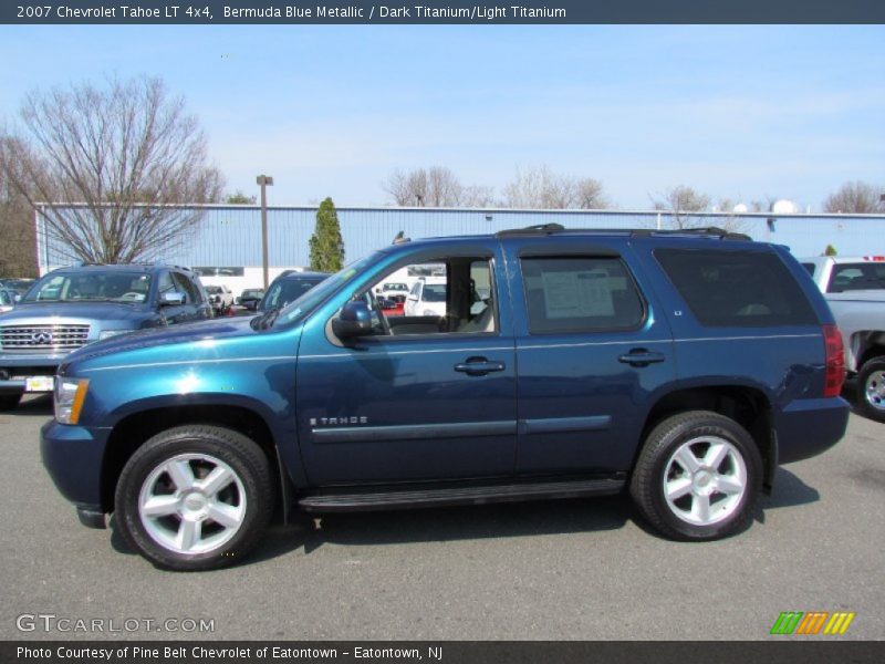 Bermuda Blue Metallic / Dark Titanium/Light Titanium 2007 Chevrolet Tahoe LT 4x4