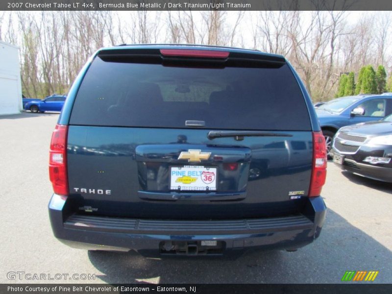 Bermuda Blue Metallic / Dark Titanium/Light Titanium 2007 Chevrolet Tahoe LT 4x4