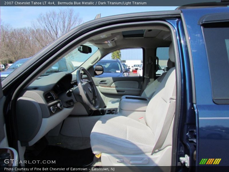 Bermuda Blue Metallic / Dark Titanium/Light Titanium 2007 Chevrolet Tahoe LT 4x4