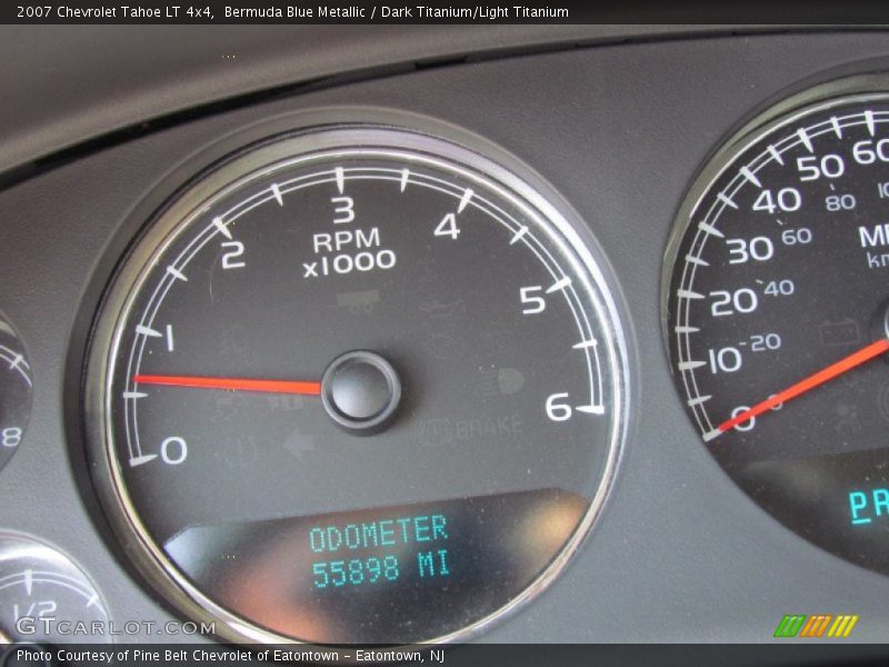 Bermuda Blue Metallic / Dark Titanium/Light Titanium 2007 Chevrolet Tahoe LT 4x4