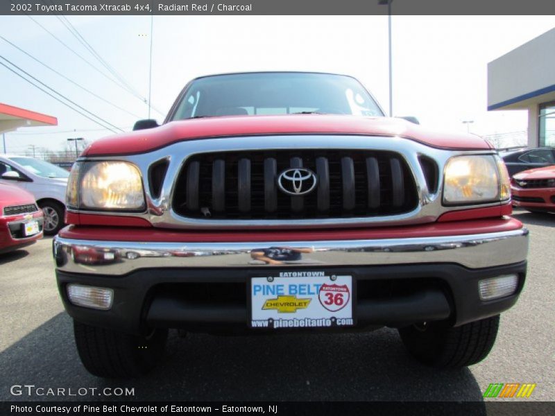 Radiant Red / Charcoal 2002 Toyota Tacoma Xtracab 4x4