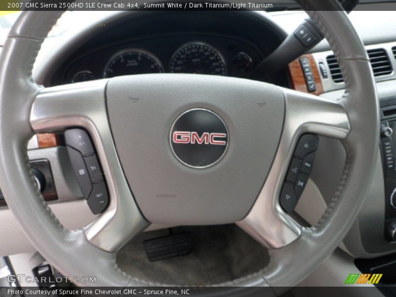  2007 Sierra 2500HD SLE Crew Cab 4x4 Steering Wheel