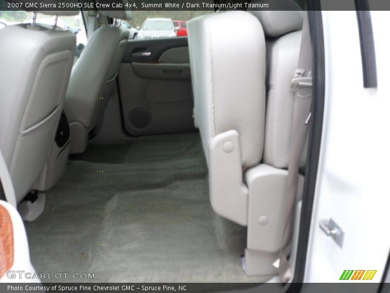 Summit White / Dark Titanium/Light Titanium 2007 GMC Sierra 2500HD SLE Crew Cab 4x4