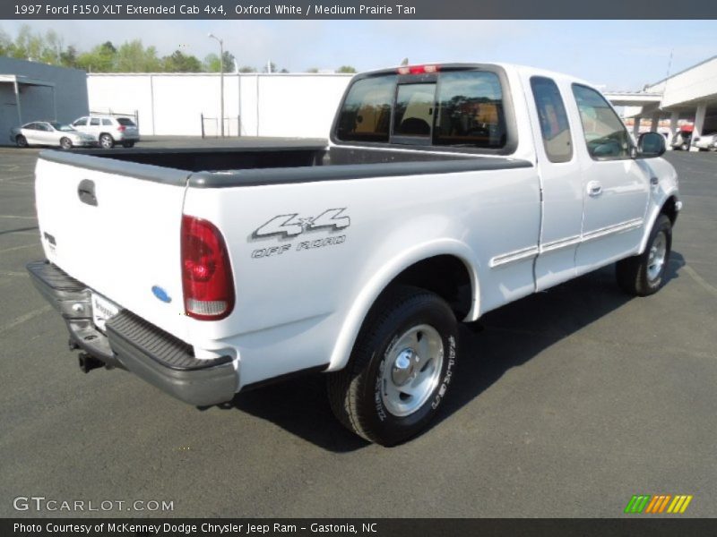 Oxford White / Medium Prairie Tan 1997 Ford F150 XLT Extended Cab 4x4