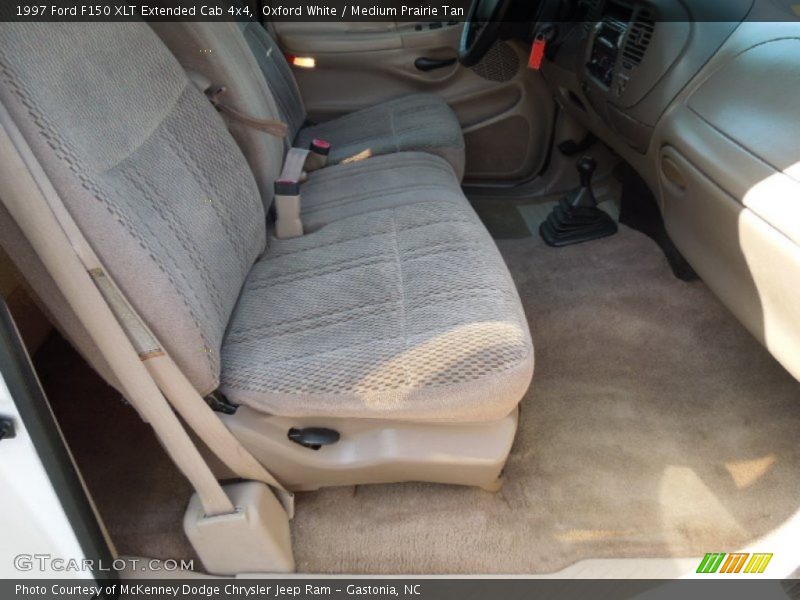 Oxford White / Medium Prairie Tan 1997 Ford F150 XLT Extended Cab 4x4