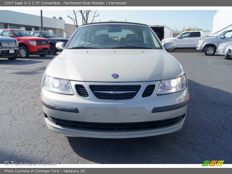 Parchment Silver Metallic / Parchment 2007 Saab 9-3 2.0T Convertible