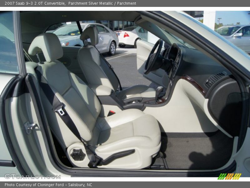 Parchment Silver Metallic / Parchment 2007 Saab 9-3 2.0T Convertible