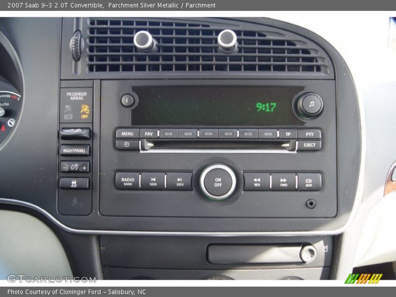 Audio System of 2007 9-3 2.0T Convertible