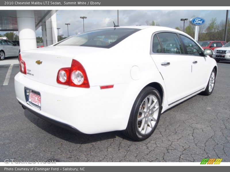 Summit White / Ebony 2010 Chevrolet Malibu LTZ Sedan