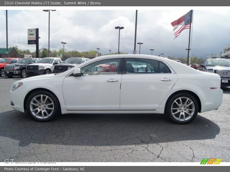 Summit White / Ebony 2010 Chevrolet Malibu LTZ Sedan