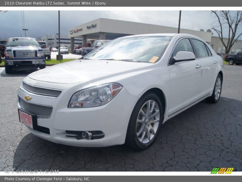 Summit White / Ebony 2010 Chevrolet Malibu LTZ Sedan