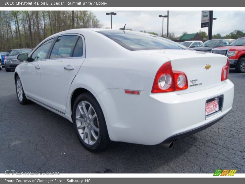 Summit White / Ebony 2010 Chevrolet Malibu LTZ Sedan