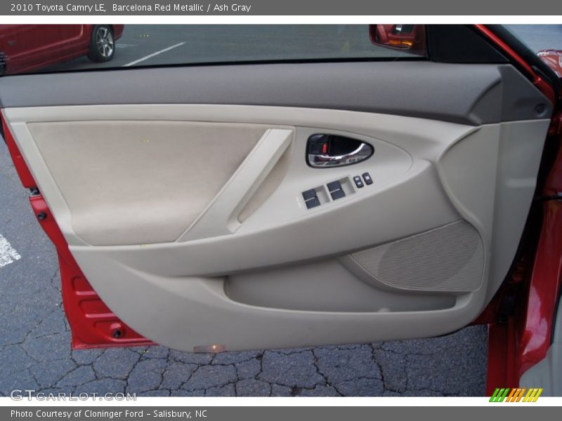 Barcelona Red Metallic / Ash Gray 2010 Toyota Camry LE