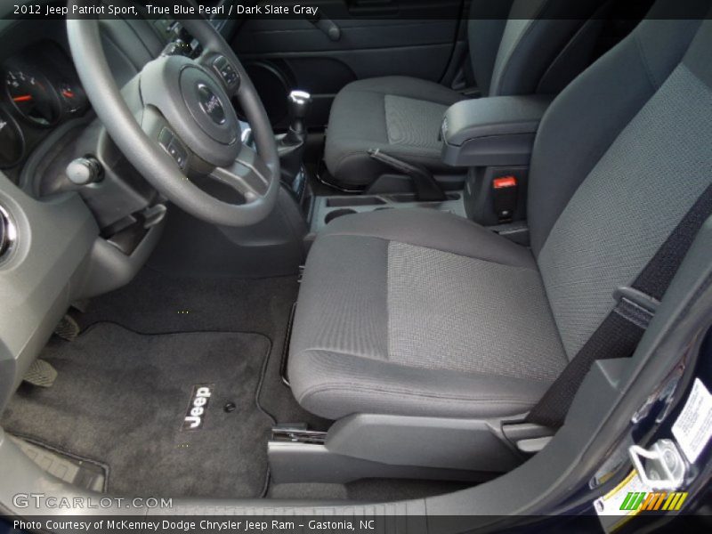 True Blue Pearl / Dark Slate Gray 2012 Jeep Patriot Sport
