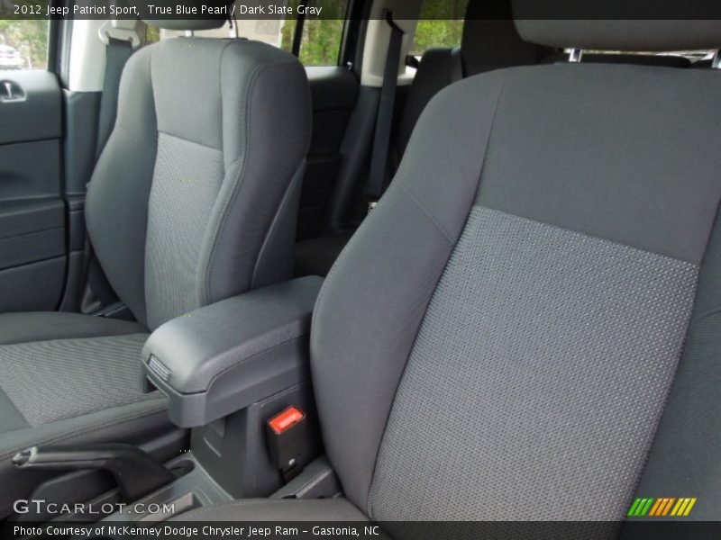 True Blue Pearl / Dark Slate Gray 2012 Jeep Patriot Sport