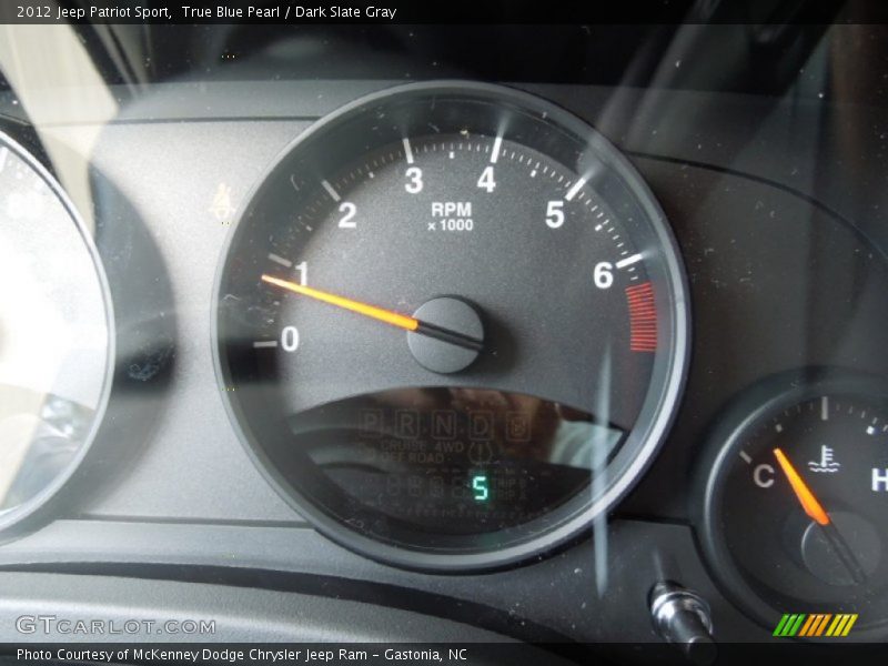 True Blue Pearl / Dark Slate Gray 2012 Jeep Patriot Sport