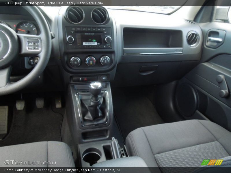 True Blue Pearl / Dark Slate Gray 2012 Jeep Patriot Sport