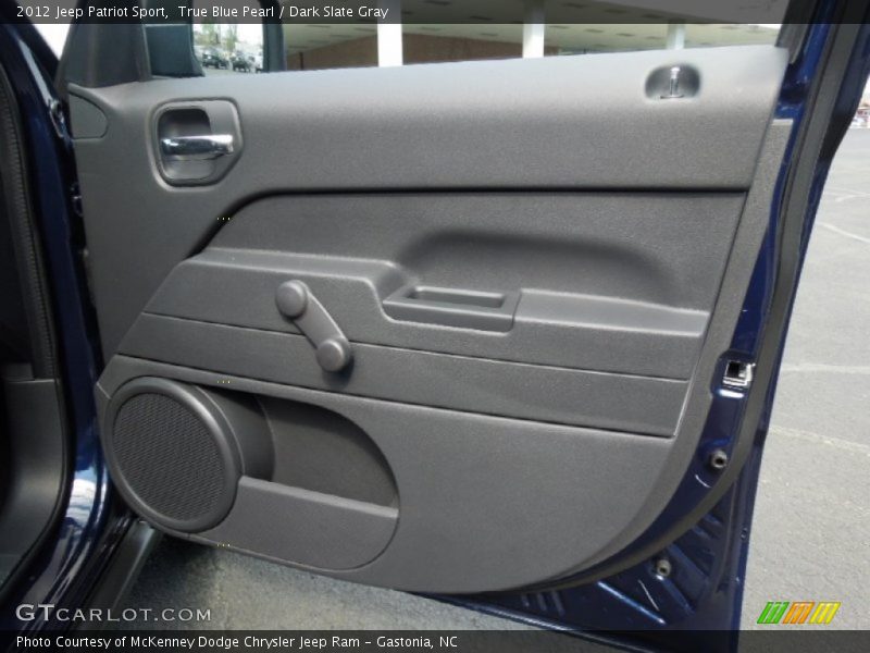 True Blue Pearl / Dark Slate Gray 2012 Jeep Patriot Sport