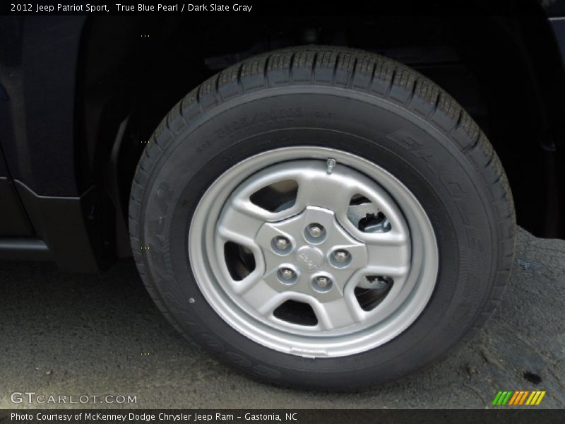 True Blue Pearl / Dark Slate Gray 2012 Jeep Patriot Sport