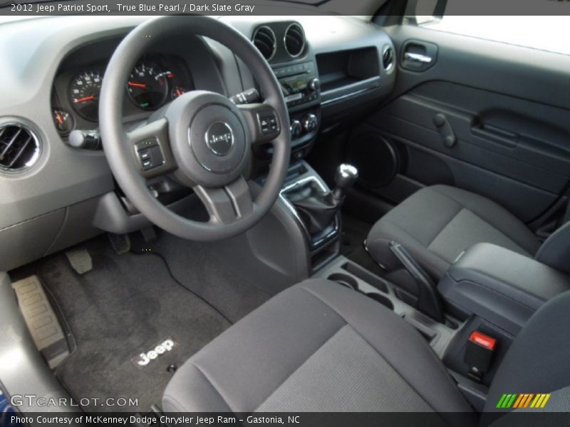 True Blue Pearl / Dark Slate Gray 2012 Jeep Patriot Sport