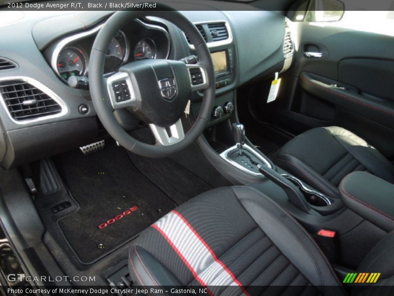 Black/Silver/Red Interior - 2012 Avenger R/T 