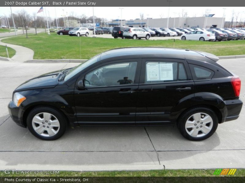 Black / Pastel Slate Gray 2007 Dodge Caliber SXT