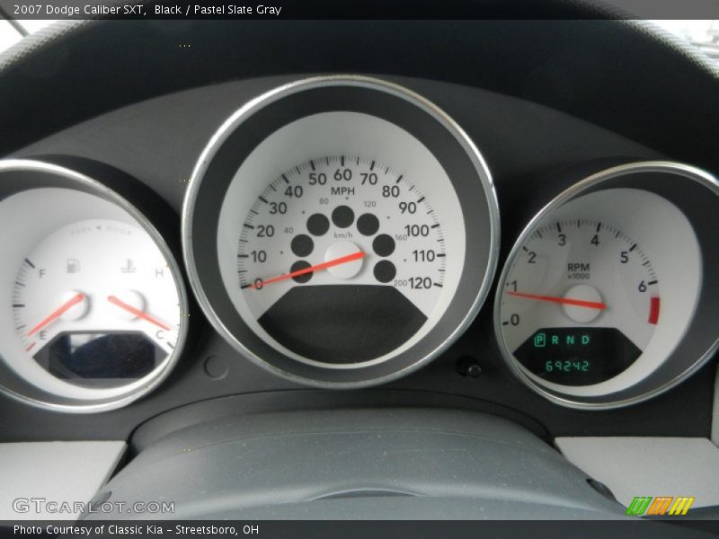 Black / Pastel Slate Gray 2007 Dodge Caliber SXT