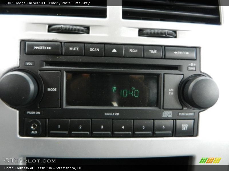 Black / Pastel Slate Gray 2007 Dodge Caliber SXT