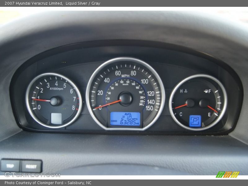 Liquid Silver / Gray 2007 Hyundai Veracruz Limited