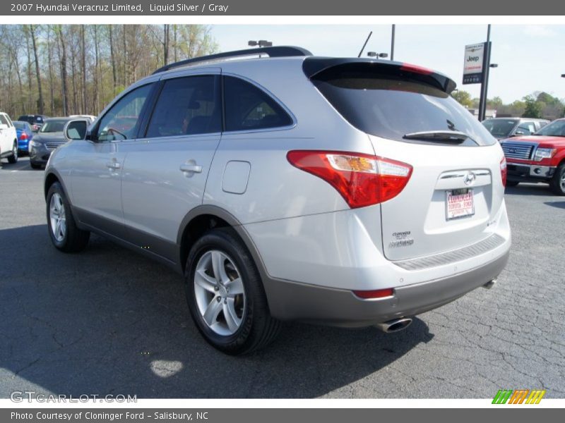 Liquid Silver / Gray 2007 Hyundai Veracruz Limited