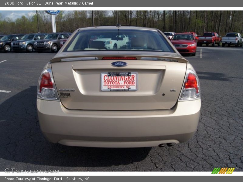 Dune Pearl Metallic / Camel 2008 Ford Fusion SE